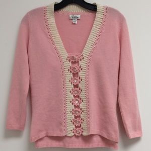 💥SOLD💥Lilly Pultzer XS Cashmere Top & S Sweater